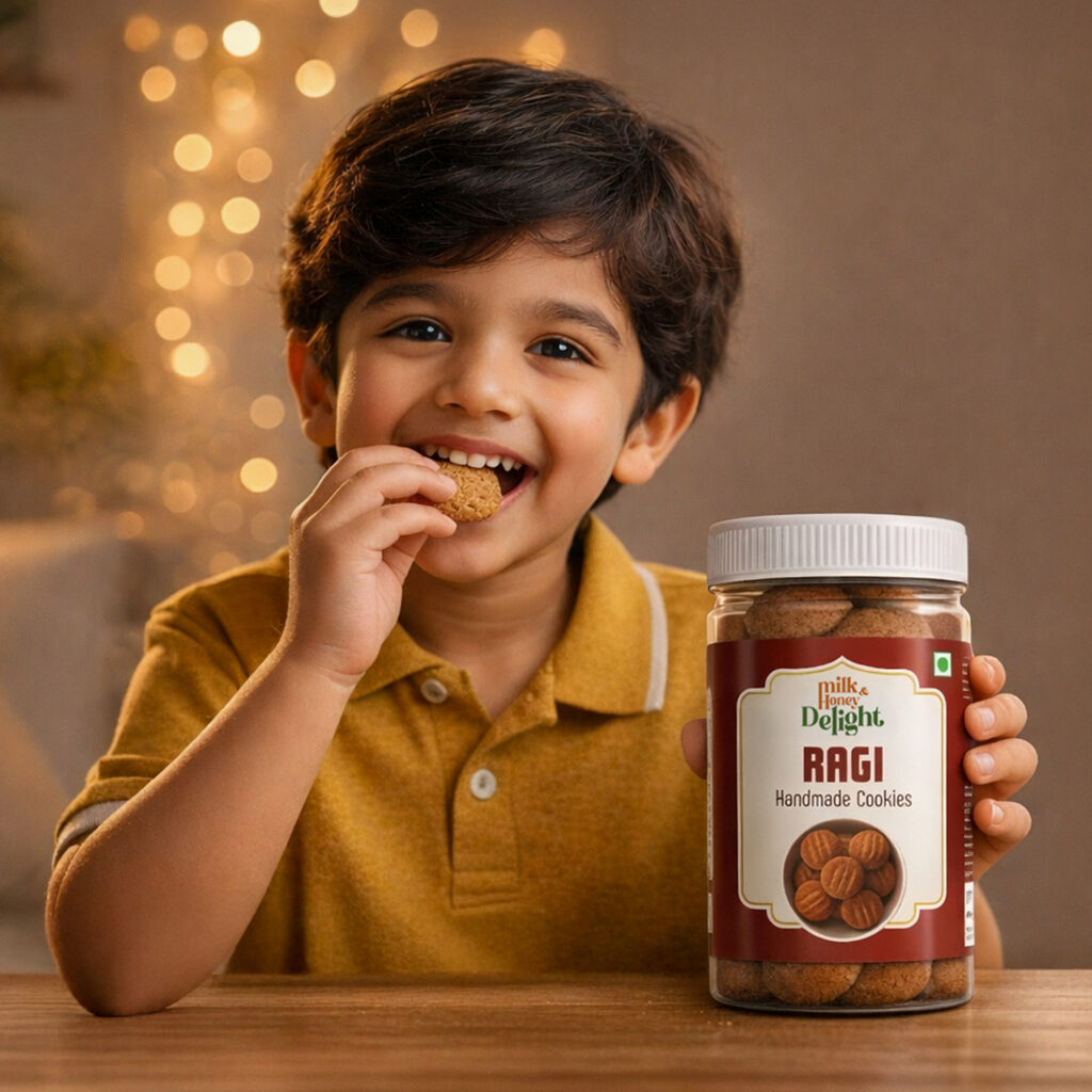 Milk & Honey Delight Ragi Handmade Cookies